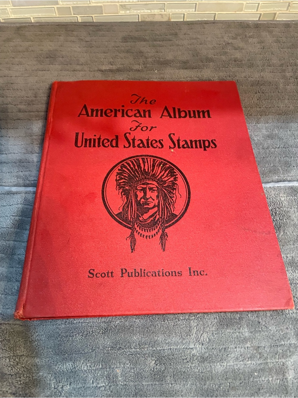 The American Album For United States Stamps:  Book Includes Some Stamps